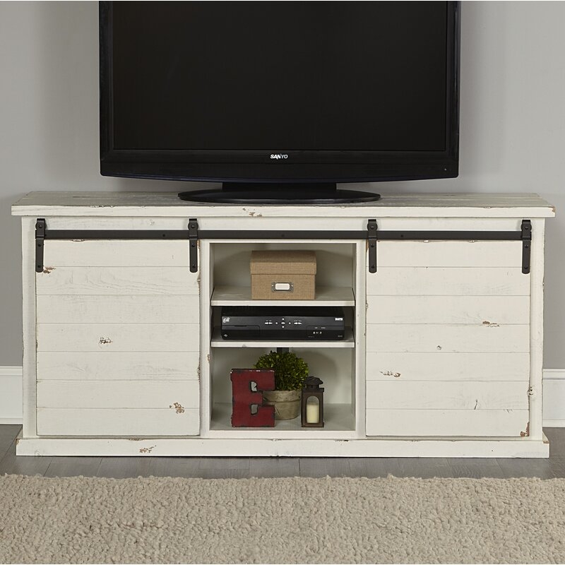 Laursen Solid Wood TV Stand for TVs up to 60 inches - Image 1