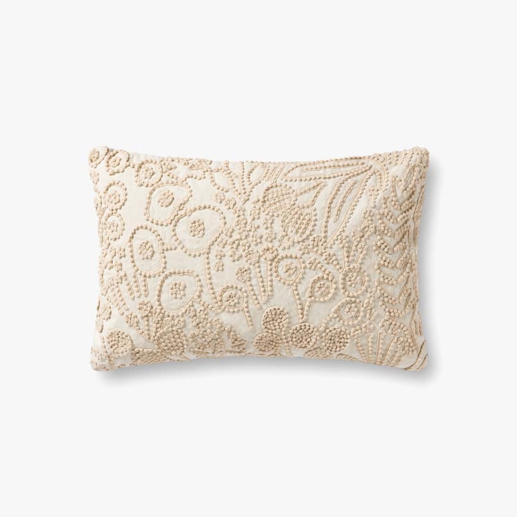 Rifle Paper Co. x Loloi Pillows P6030 Ivory 13" x 21" Cover Only - Image 0