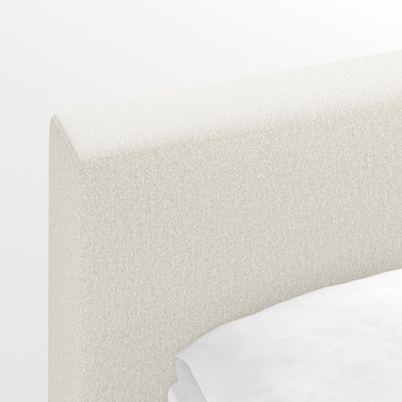 Gather White Upholstered King Bed - Image 2