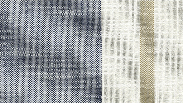 Keely Slipcovered Swivel Chair -  Winward Stripe Sky - Image 1