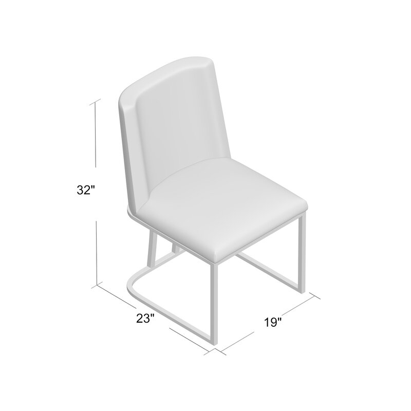 Gray Noah Upholstered Side Chair - Image 3