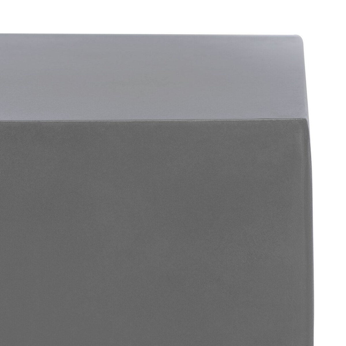 Zen Indoor/Outdoor Mushroom Modern Concrete 18.1-Inch H Accent Table - Dark Grey - Arlo Home - Image 4
