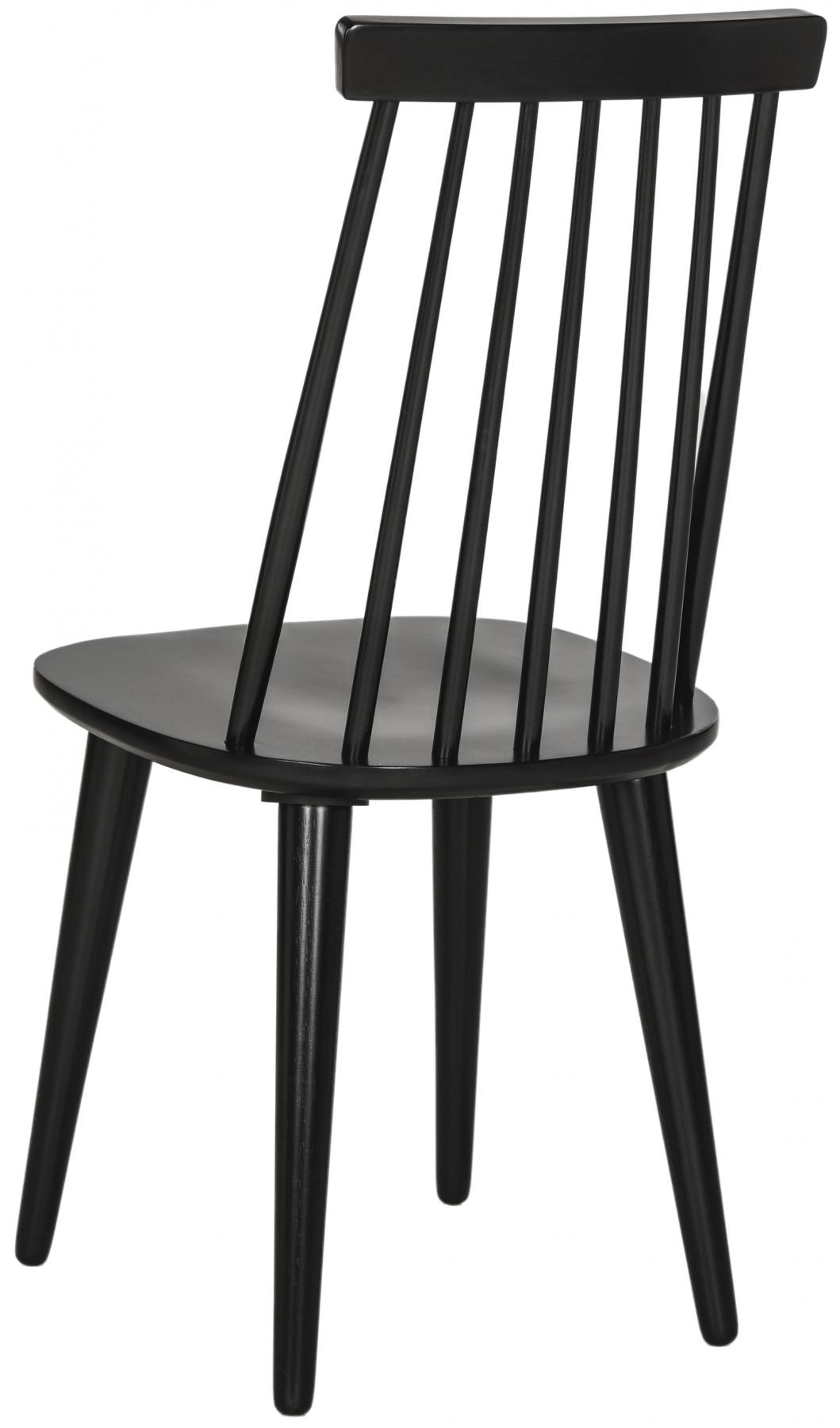 Steffon Spindle Side Chair, Black, Set of 2 - Image 3