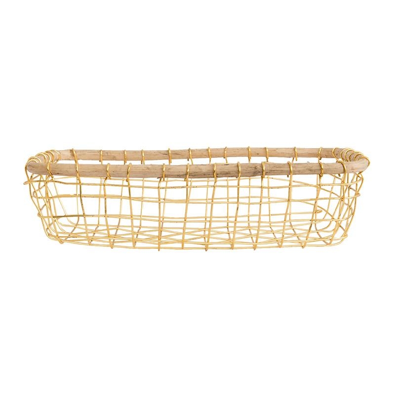 GOLD WIRE BASKET - Image 0