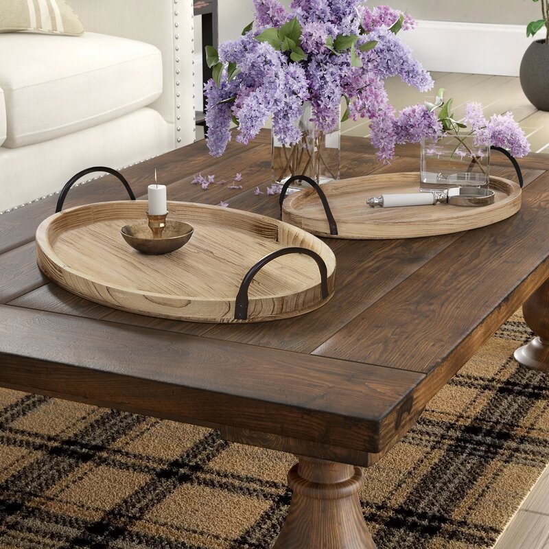 Paull 2 Piece Coffee Table Tray Set - Image 1