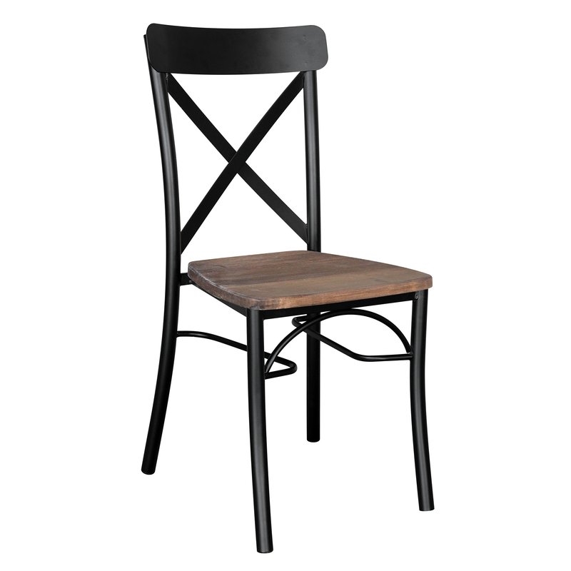 REZ Furniture Dining Chair in Brown/Black - Image 1