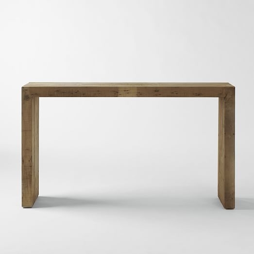 Emmerson Reclaimed Wood Console - stone gray. - Image 2