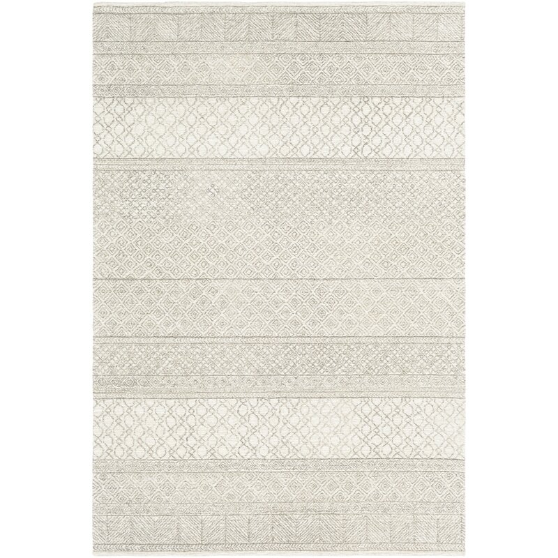 Foundry Select Pittsfield Hand-Tufted Wool Cream Area Rug - 9'x12' - Image 0