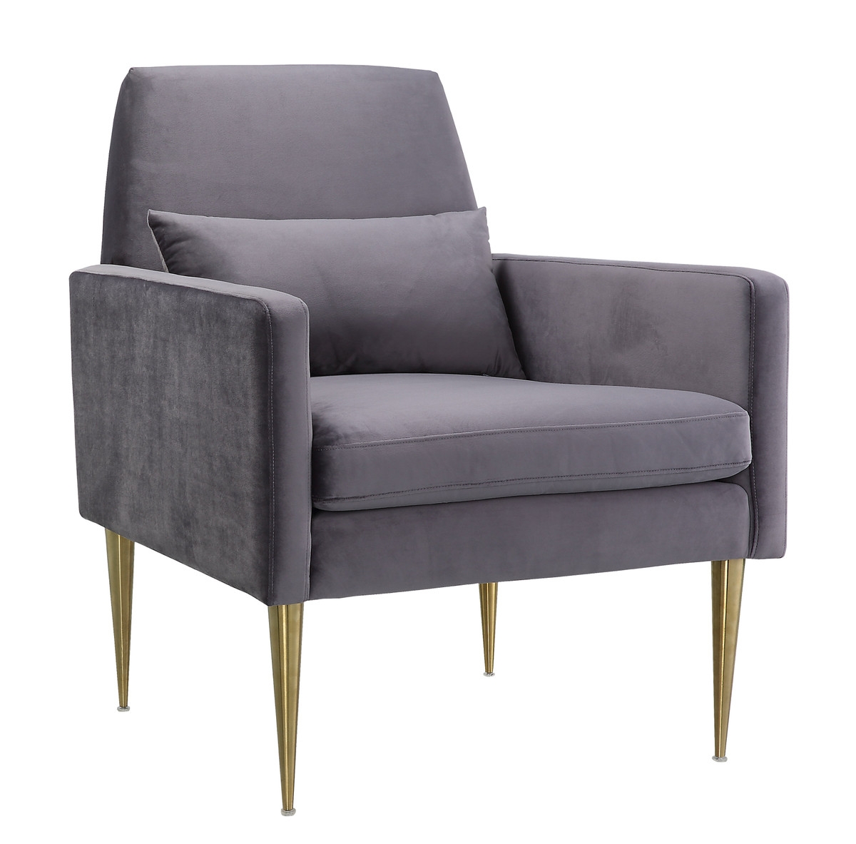 Peyton Morgan velvet armchair - Image 0