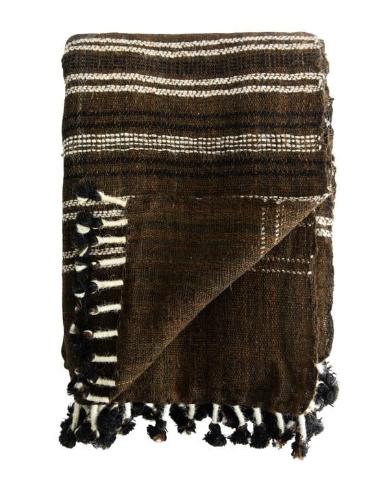 Amie Wool Stripe Throw - Image 0