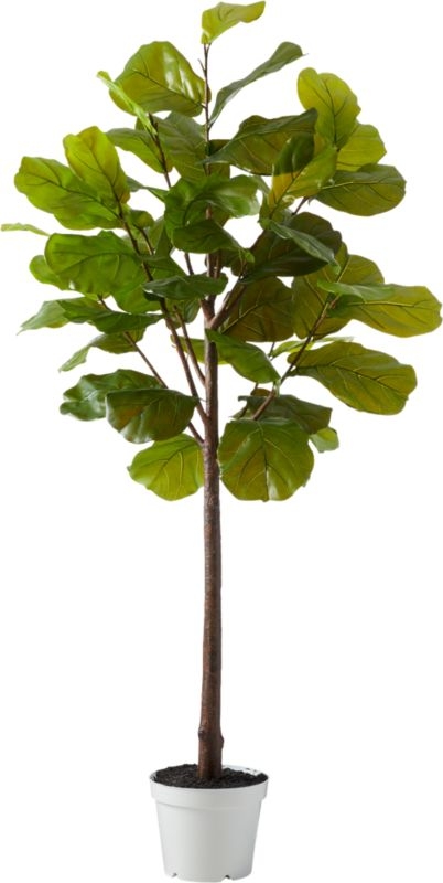 Faux Potted 64" Fiddle Leaf Fig - Image 1