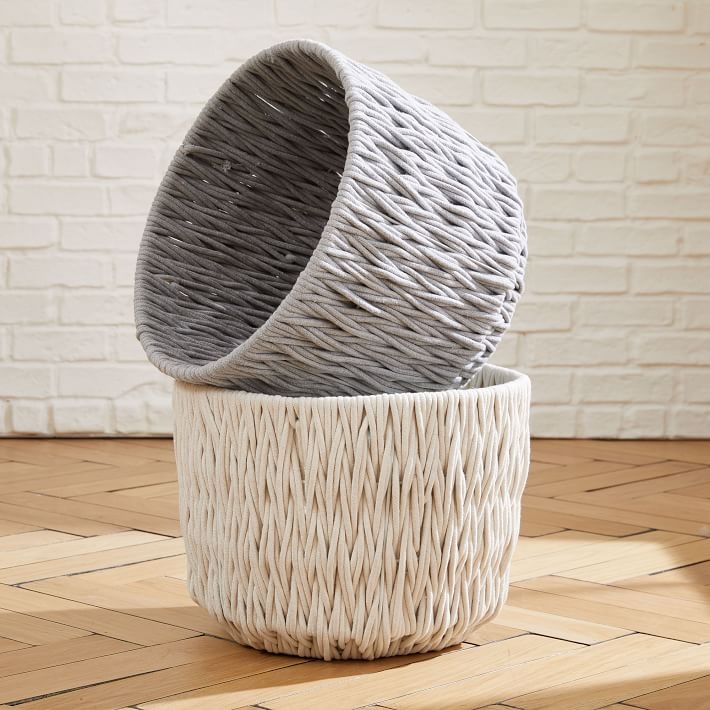 Rope Weave Large Storage Basket - Image 0