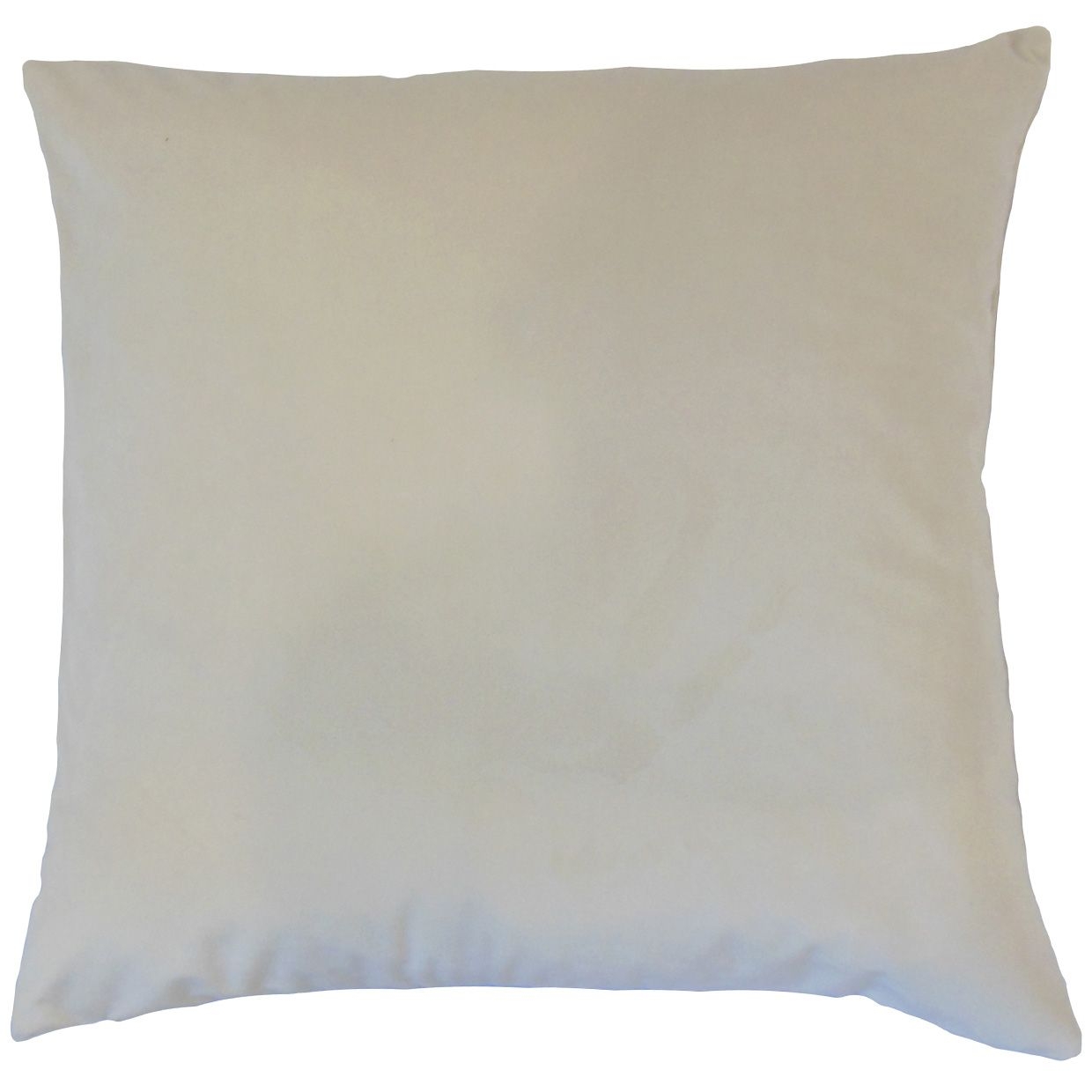 Classic Velvet Pillow, Vanilla, 20" x 20" - Image 0
