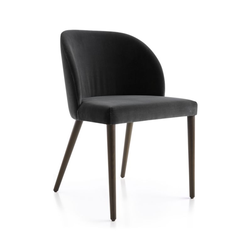 Camille Anthracite Italian Dining Chair - Image 2