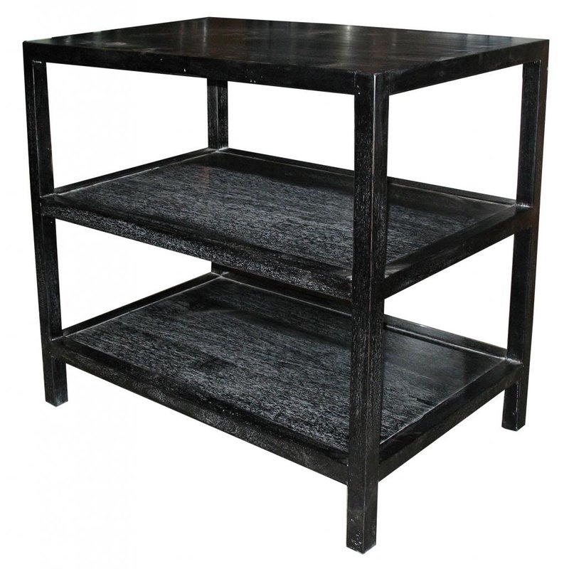 Noir End Table with Storage - Image 2