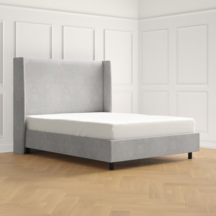 Charlotte Upholstered Low Profile Standard Bed - Image 2