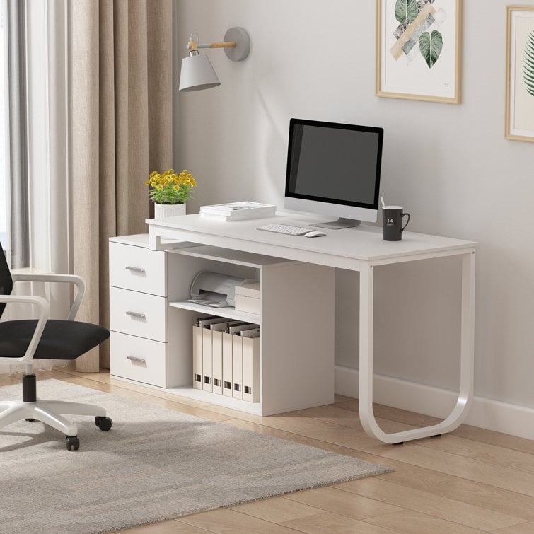 Upgrated L-Shaped Computer Desk With Strong Storage - Image 2