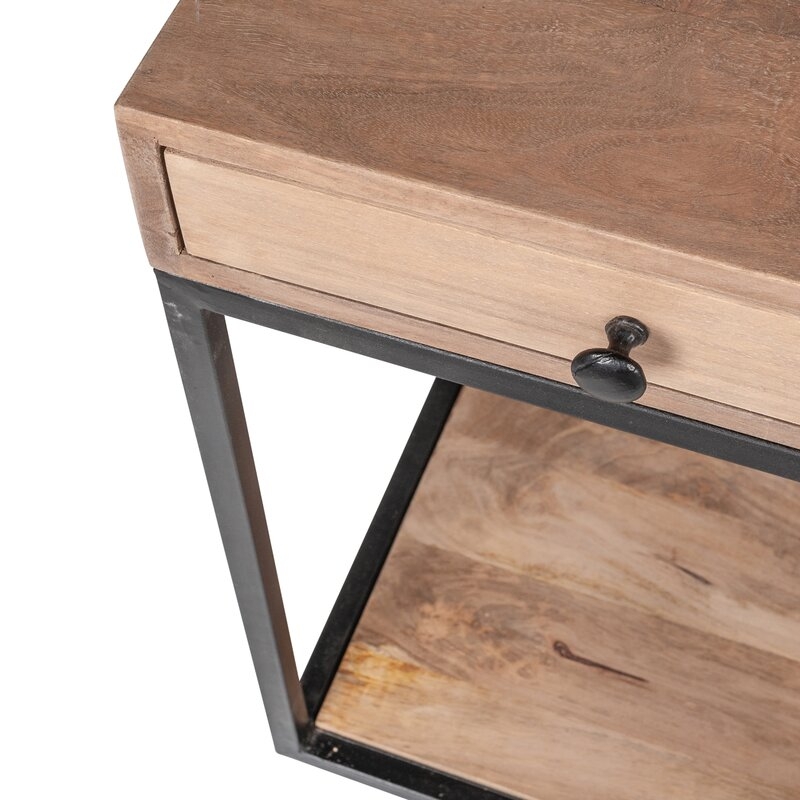 Christie Floor Shelf End Table with Storage - Image 2
