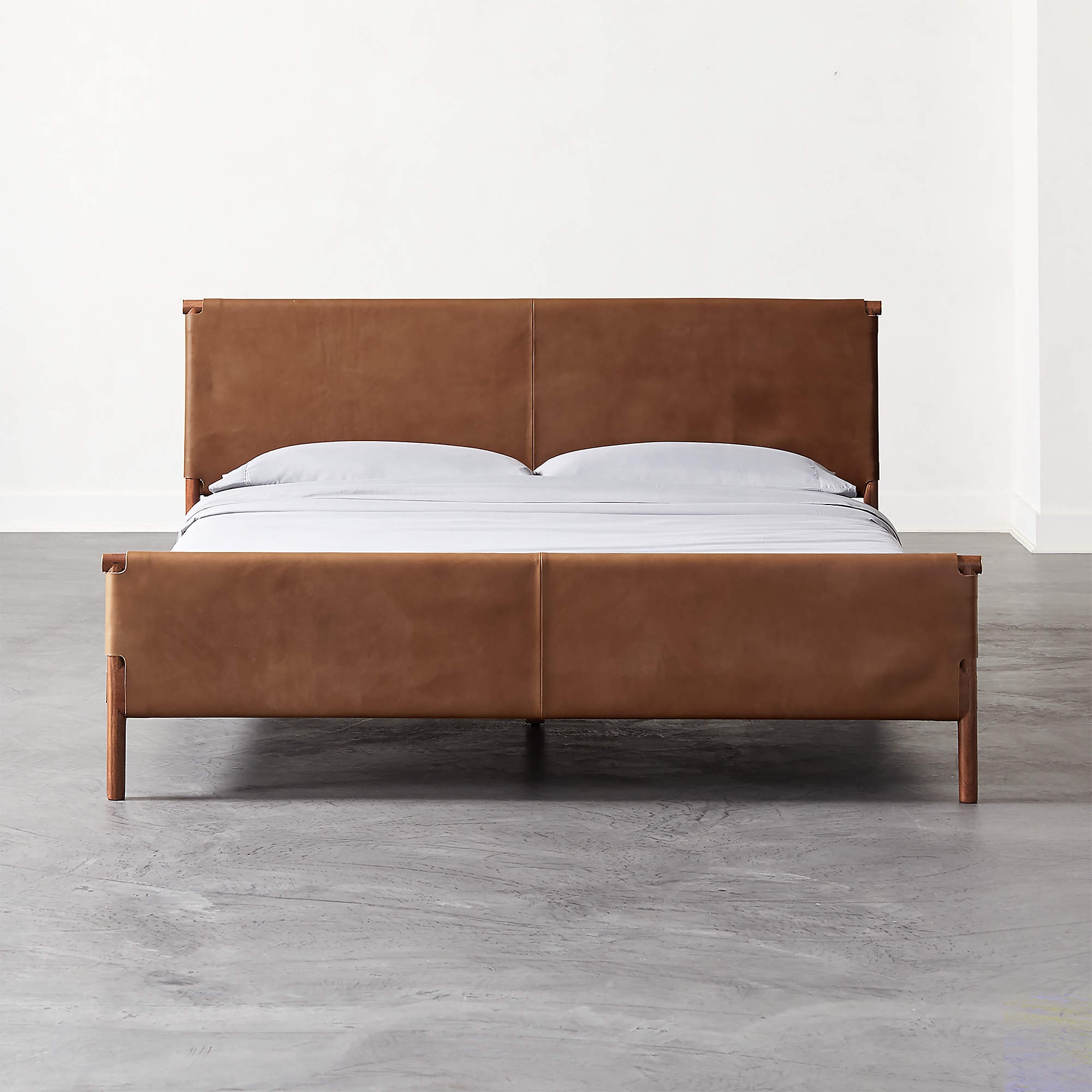 Curator King Leather Bed - Image 0