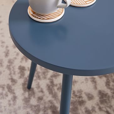Mitzi Side Table, Petrol Blue - Image 1