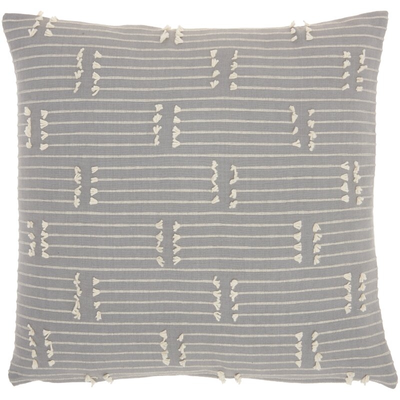Canipe Pillow, Gray, 18" x 18" - Image 0