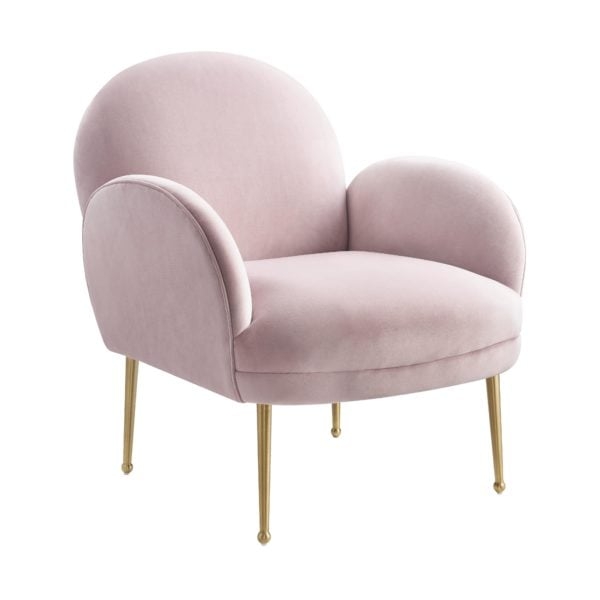 Sydney Mauve Velvet Chair - Image 0