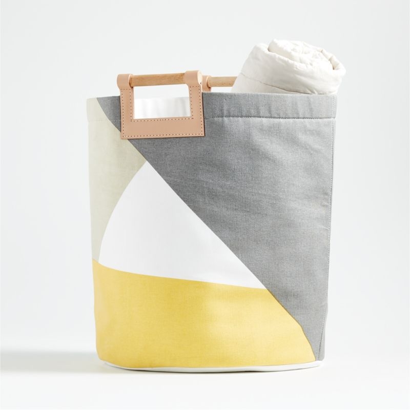 Abstract Round Floor Bin - Image 1