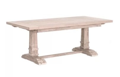 Derwent Leaf Extendable Dining Table, Natural Grey - Image 0