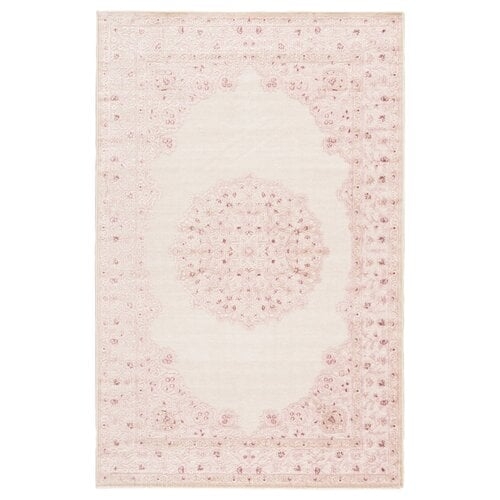 Fontanne Pink/White Area Rug - Image 0