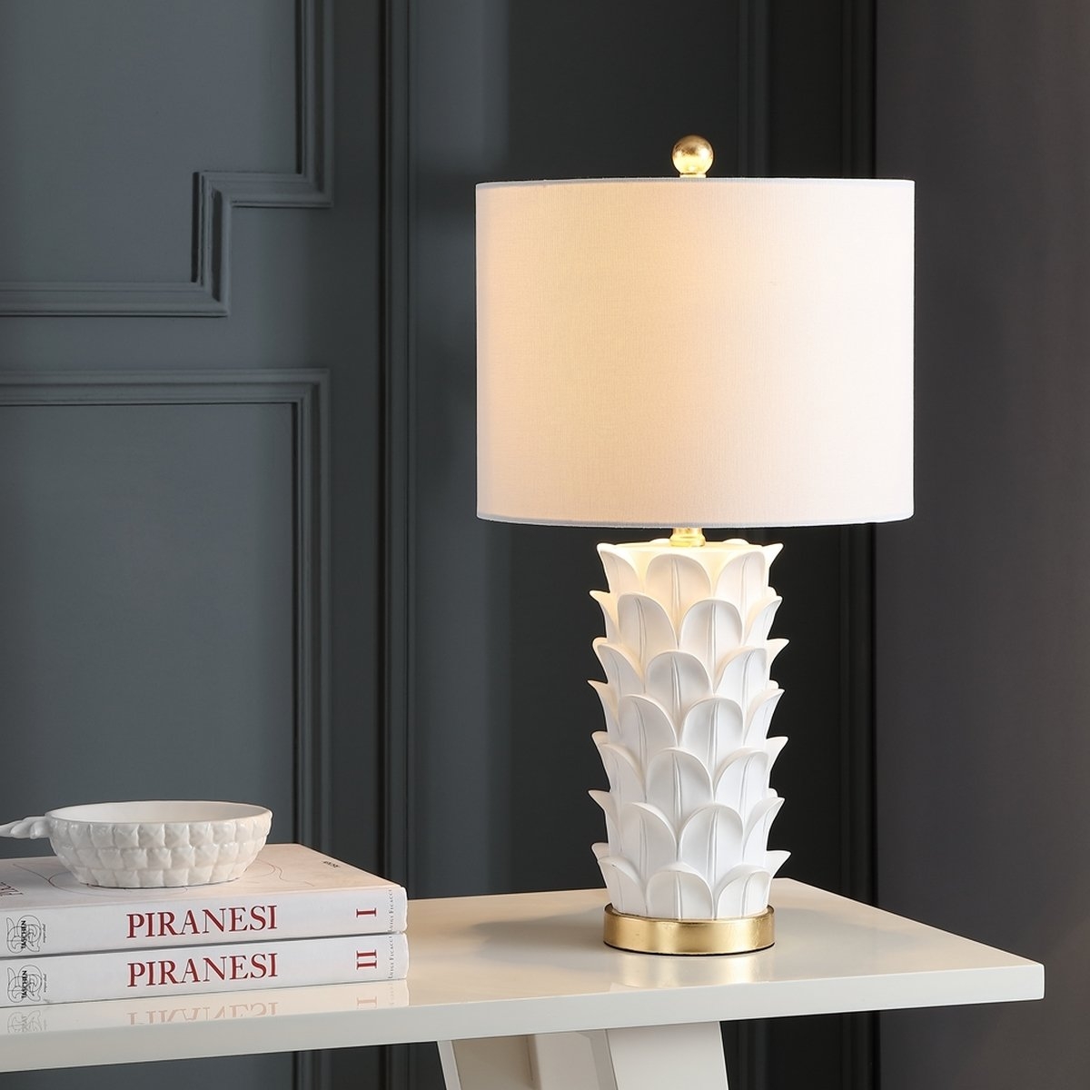 Nico Table Lamp - White/ - Arlo Home - Image 2