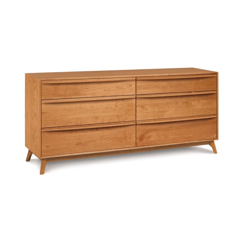 Copeland Furniture Catalina 6 Drawer 66.13'' W Solid Wood Dresser - Image 3