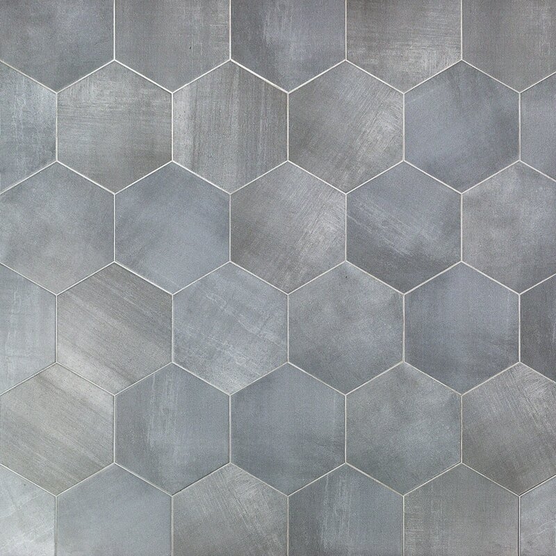 Langston 10" x 11" Porcelain Concrete Look Wall & Floor Tile- per box - Image 2