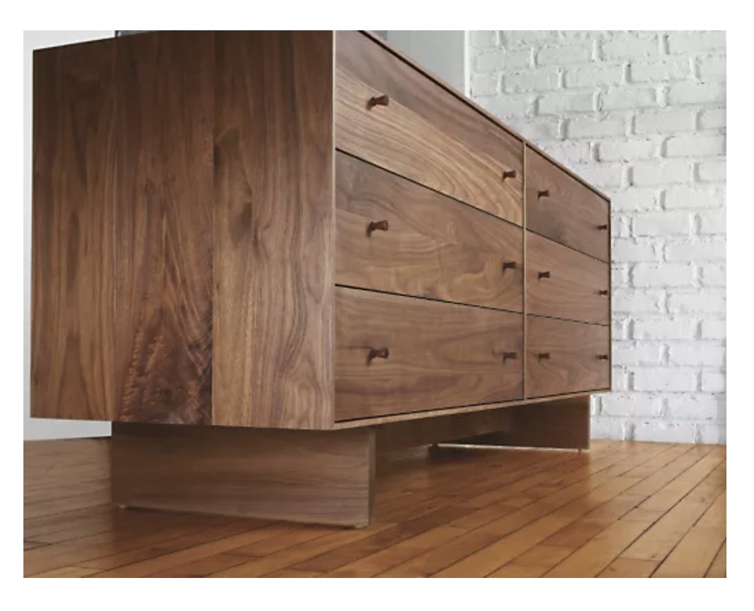 Hudson Dressers with Wood Base - Image 1