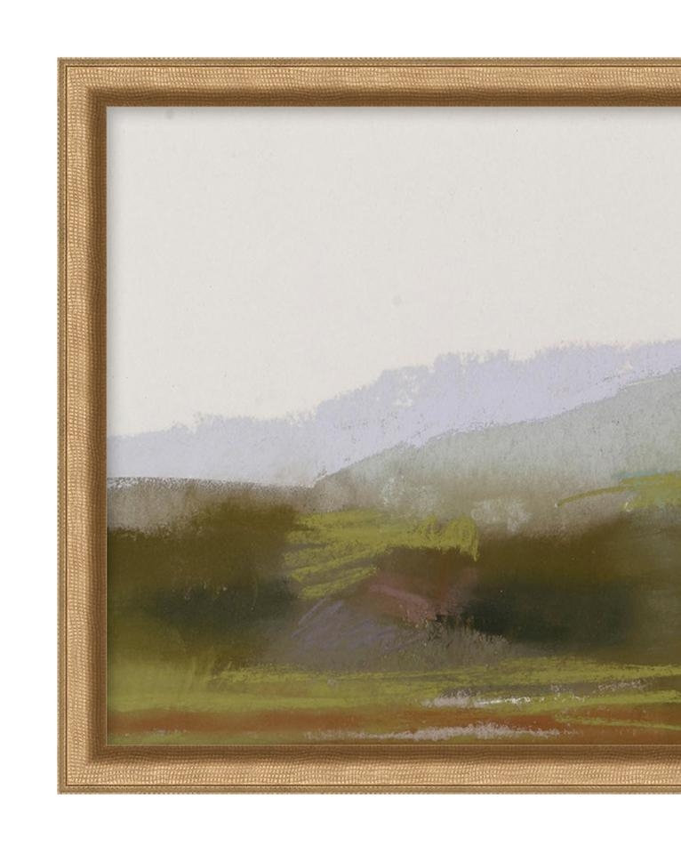 ABSTRACT LANDSCAPE 4 Framed Art - Small 25 x 11 - Image 1