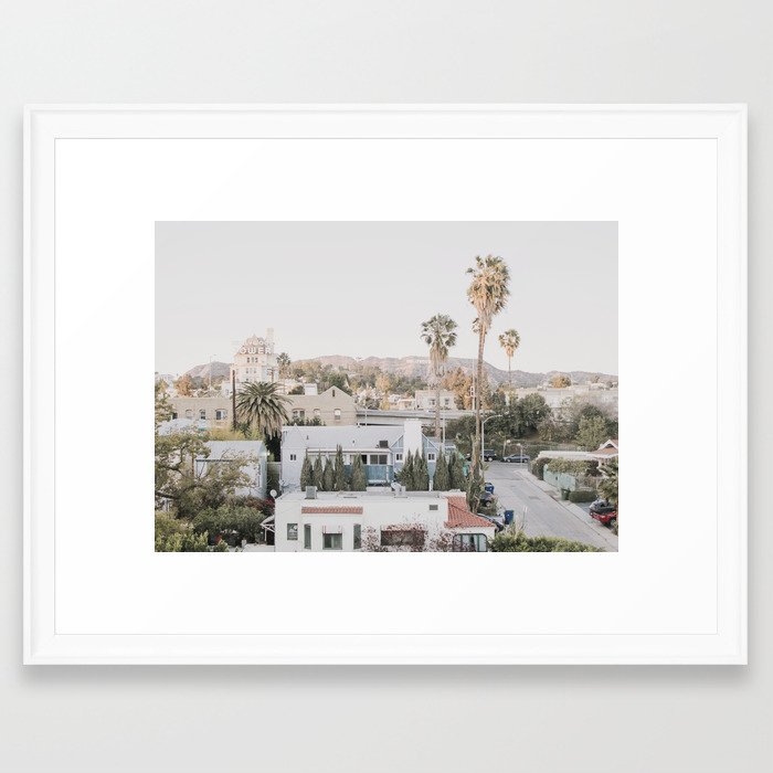 Hollywood California Framed Art Print 20 x 26" - Image 0