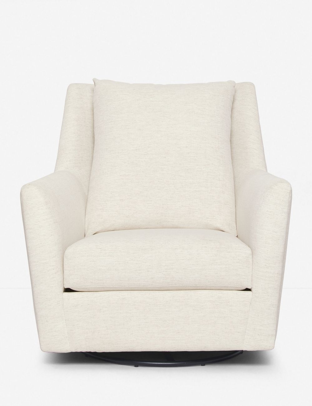 Hayley Swivel Glider Chair, Sand - Image 0