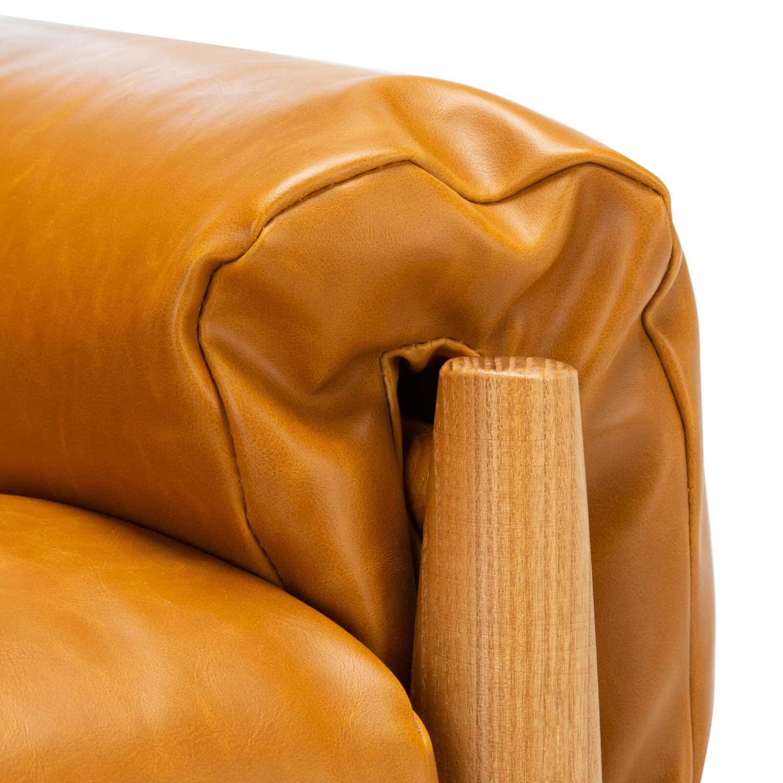 Marla Vegan Leather Armchair - Image 3