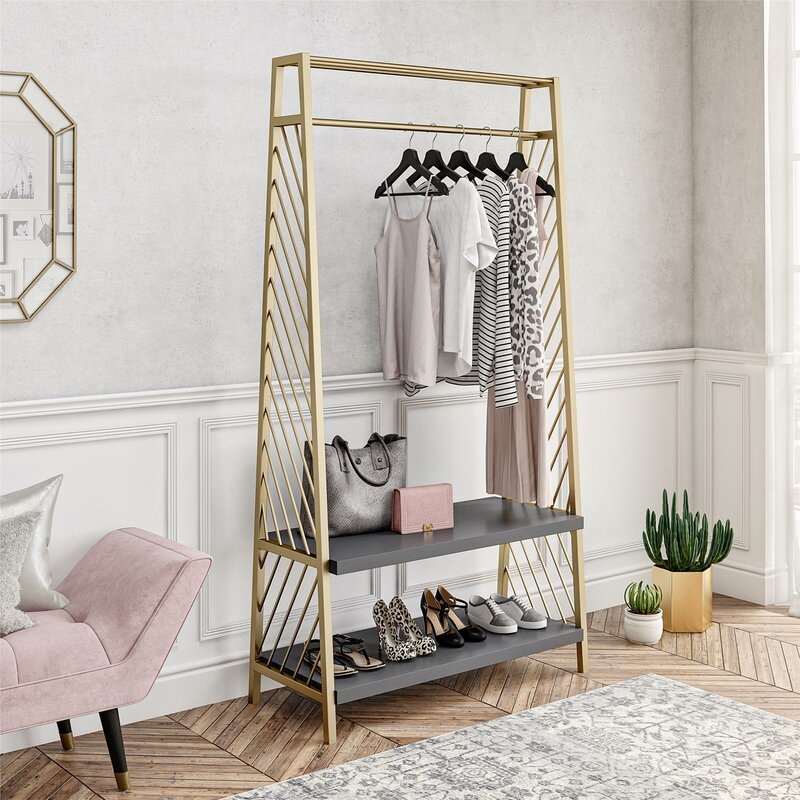 Brielle Entryway Storage Hall Tree with Shoe Storage - Image 0