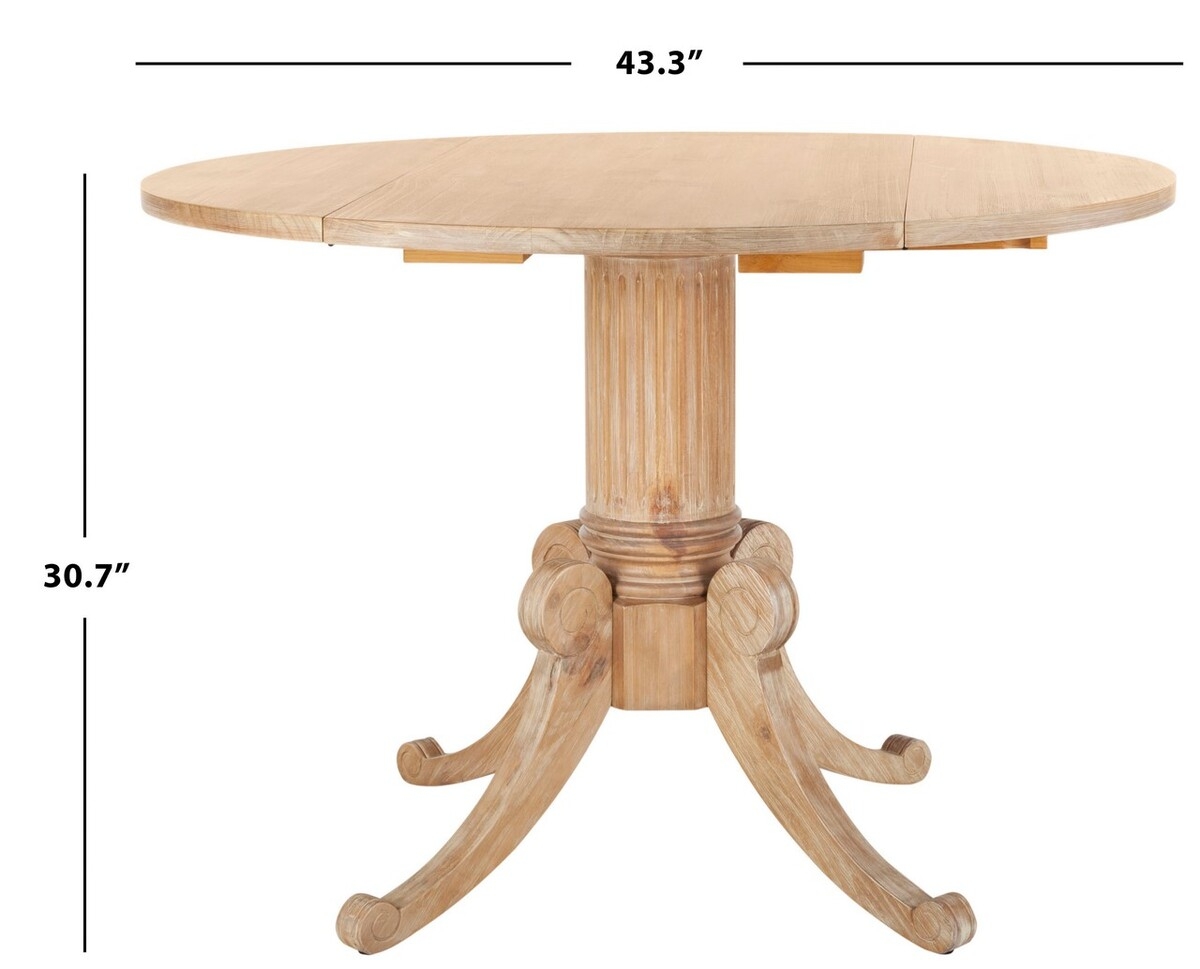 Forest Drop Leaf Dining Table - Rustic Natural - Arlo Home - Image 4