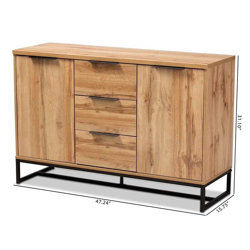 Fessler 47.24" Wide 3 Drawer Sideboard See More from Union Rustic (Back in Stock Mar 9, 2021) - Image 1