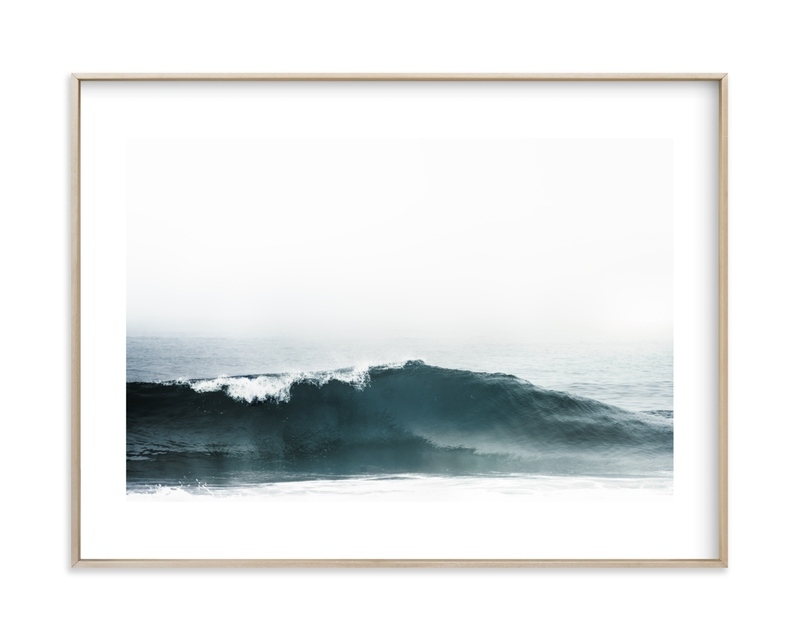Mariner's Muse, 18" x 24", Vibrant Ocean, White Border - Image 0