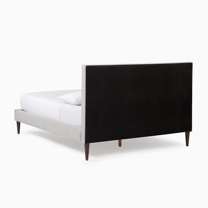 Grid Tufted Bed, King, Feather Gray - Image 3