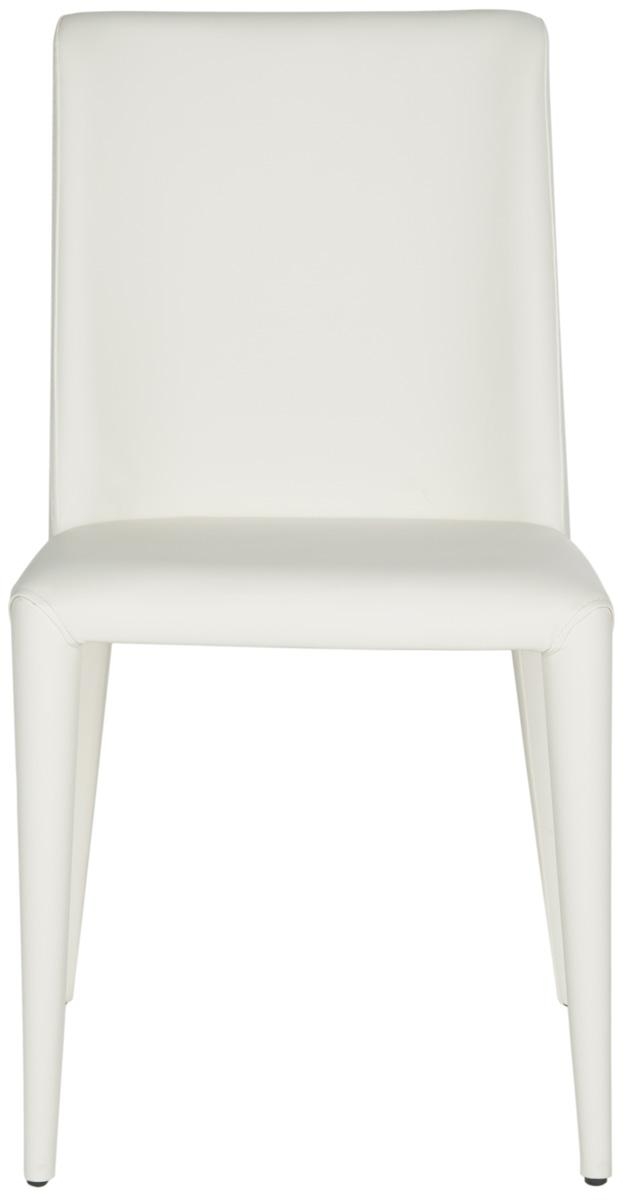 Garretson 18'' Leather Side Chair (Set of 2) - White  - Arlo Home - Image 0