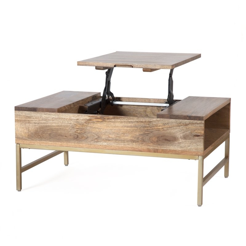 Kassidy Lift Top Coffee Table with Storage - Image 3