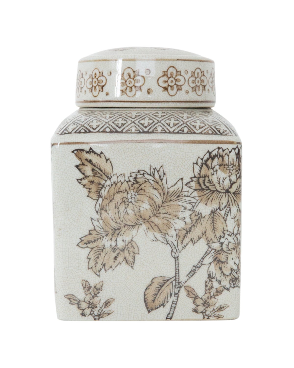 TAUPE GINGER JAR - SMALL - Image 0