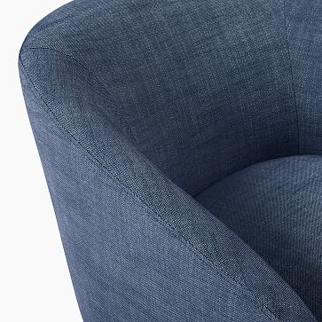 Jonah Chair, Performance Coastal Linen, Platinum, Pecan - Image 5