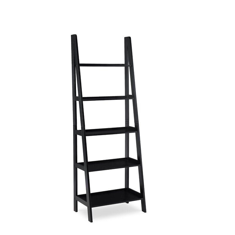 Natrona Solid Wood Ladder Bookcase - Image 0