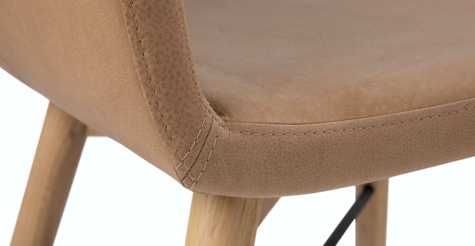 Kissa Canyon Tan Light Oak Dining Chair (Individual) - Image 3