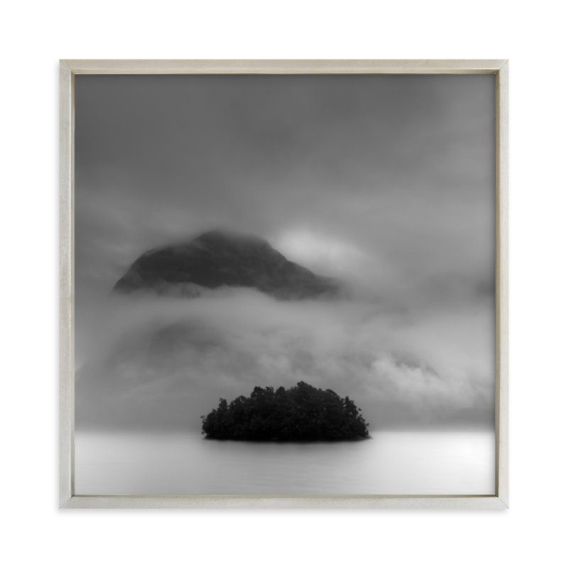 Hidden Land - 11 x 11 - champagne silver - Image 0