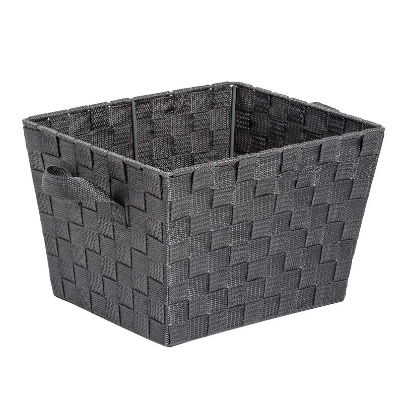 Woven 2 Piece Plastic Basket Set (Set of 2) - Image 1